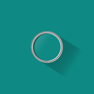 Turquoise paint