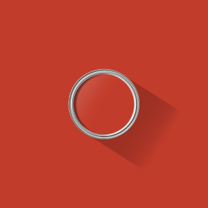 Scarlet paint